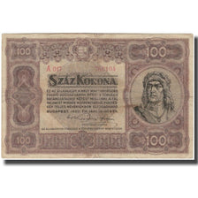Banknote, Hungary, 100 Korona, 1920, KM:63, VF(30-35)