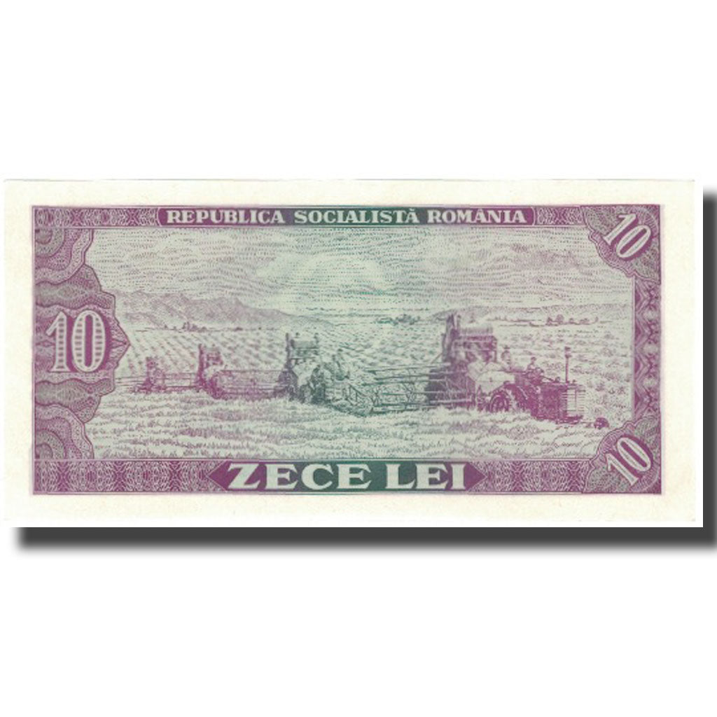 Banknote, Romania, 10 Lei, 1966, KM:94a, UNC(65-70)