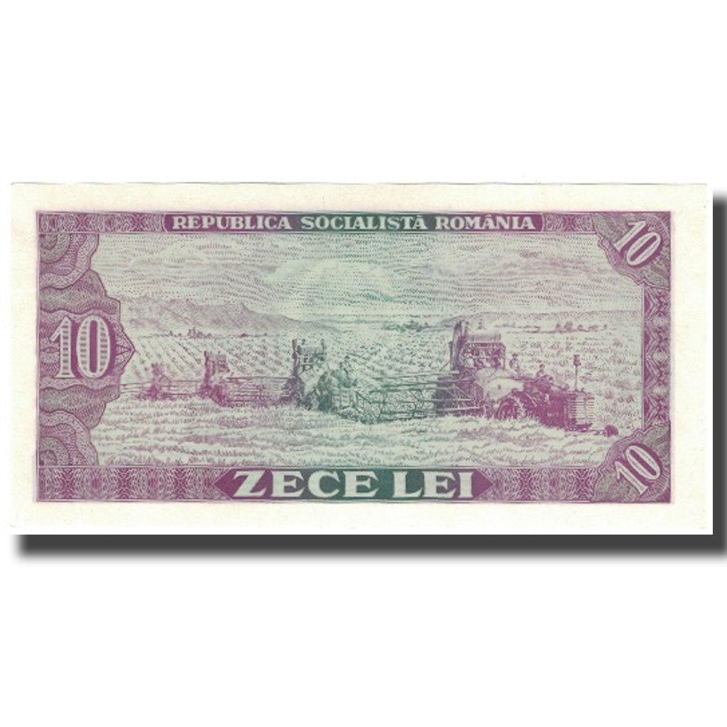 Banknote, Romania, 10 Lei, 1966, KM:94a, UNC(65-70)