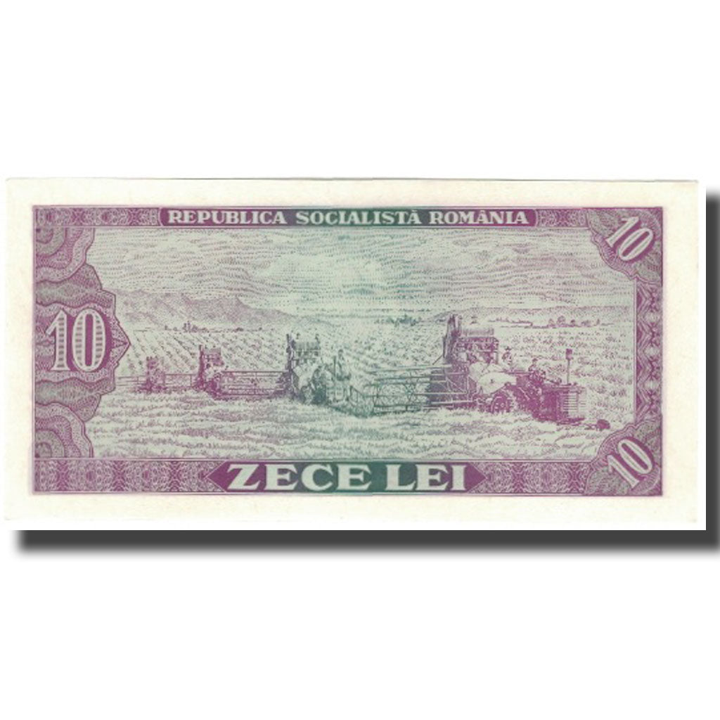 Banknote, Romania, 10 Lei, 1966, KM:94a, UNC(65-70)
