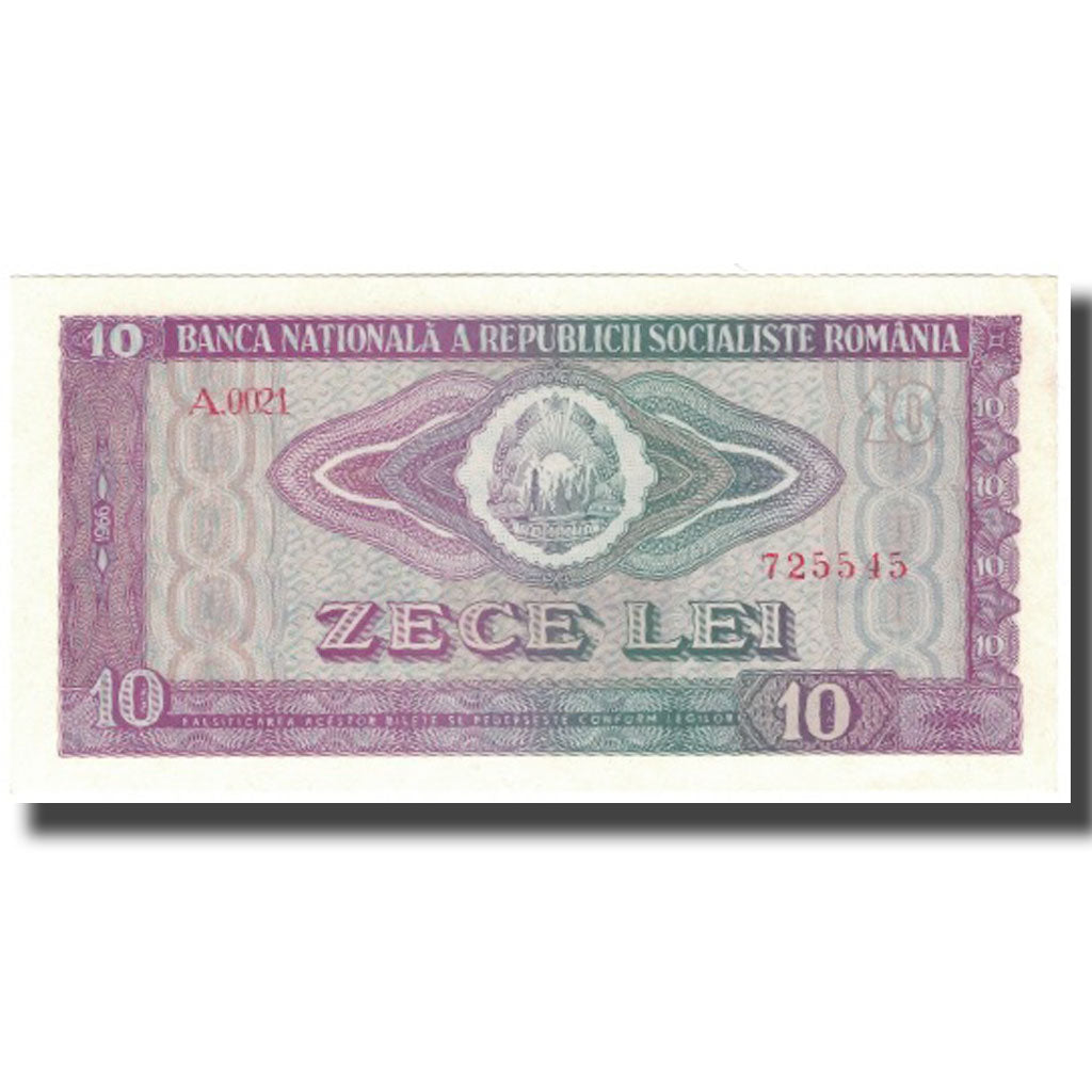 Banknote, Romania, 10 Lei, 1966, KM:94a, UNC(64)