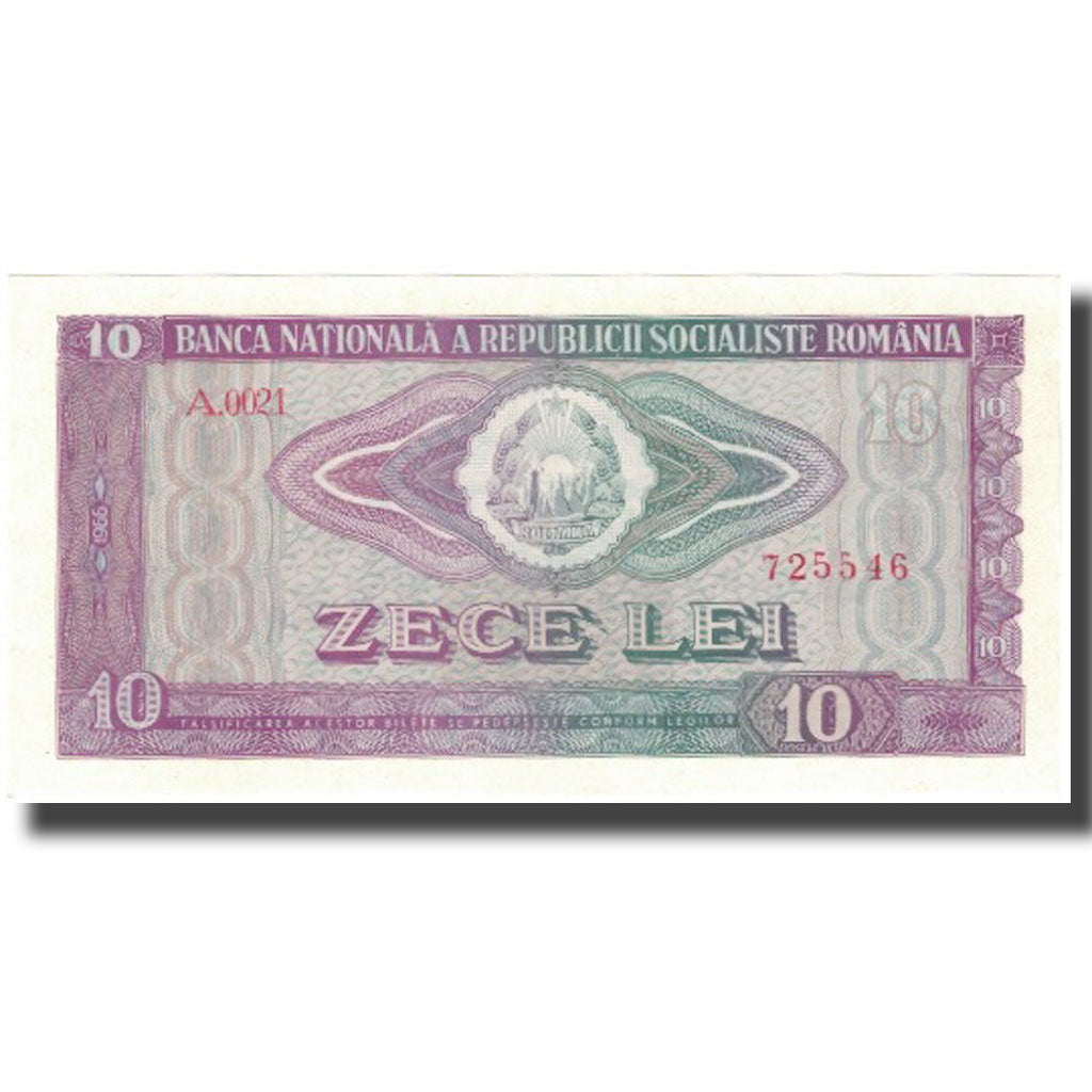 Banconote, Romania, 10 Lei, 1966, KM:94a, FDS