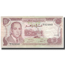Geldschein, Marokko, 10 Dirhams, 1970, KM:57b, SS