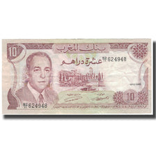 Banknot, Maroko, 10 Dirhams, 1970, KM:57b, EF(40-45)