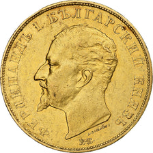 Bulgaria, Ferdinand I, 100 Leva, 1894, Kremnica, Gold, EF(40-45), KM:21