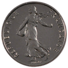 FRANCE, Semeuse, 1/2 Franc, 2000, Paris, KM #931.1, MS(65-70), Nickel, 19.5,...