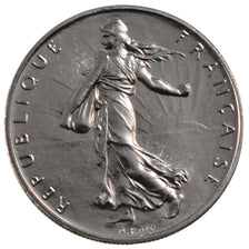 FRANCE, Semeuse, 1 Franc, 1997, Paris, MS(63), Nickel, 24, Gadoury #474, 6.00