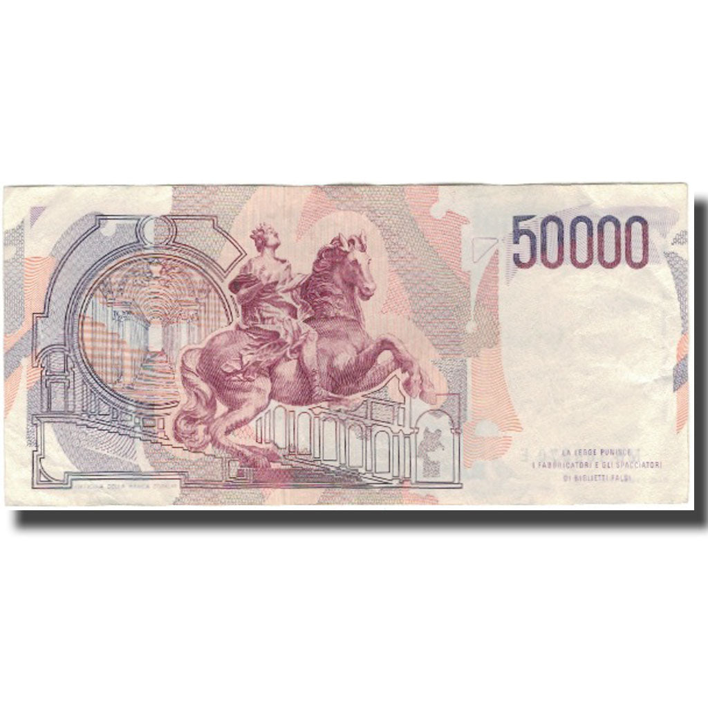 Banknote, Italy, 50,000 Lire, 1984, KM:113a, EF(40-45)