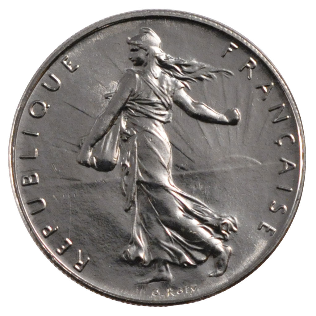 FRANCE, Semeuse, 1 Franc, 1998, Paris, MS(63), Nickel, 24, Gadoury #474, 6.00