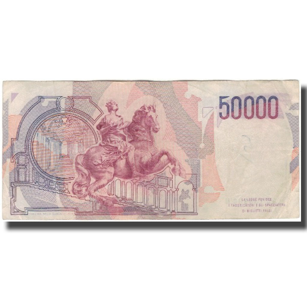 Banknote, Italy, 50,000 Lire, 1984, KM:113a, VF(20-25)