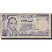 Geldschein, Marokko, 5 Dirhams, 1970, KM:56a, S