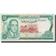 Geldschein, Marokko, 50 Dirhams, 1985, KM:58b, SS+