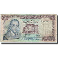 Banknote, Morocco, 100 Dirhams, 1970, KM:59a, VF(20-25)