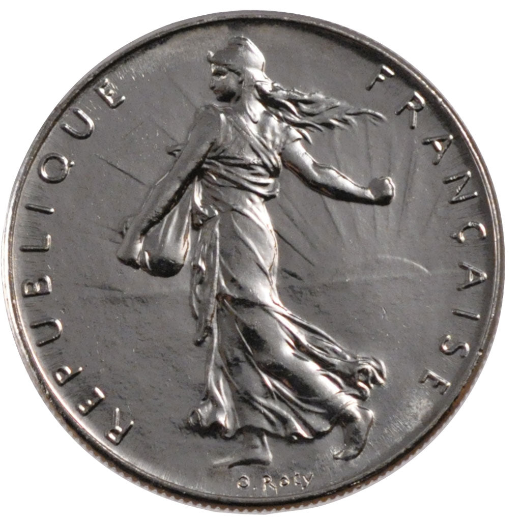 FRANCE, 1 Franc, 2000, MS(63), Nickel, Gadoury #474, 6.00