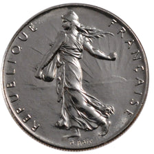 FRANCE, 1 Franc, 2000, MS(63), Nickel, Gadoury #474, 6.00