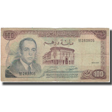 Geldschein, Marokko, 100 Dirhams, 1970, KM:59a, SGE