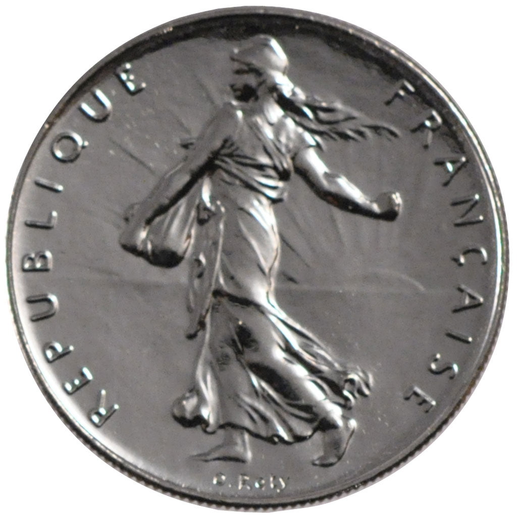FRANCE, 1 Franc, 2001, MS(63), Nickel, Gadoury #474, 6.00