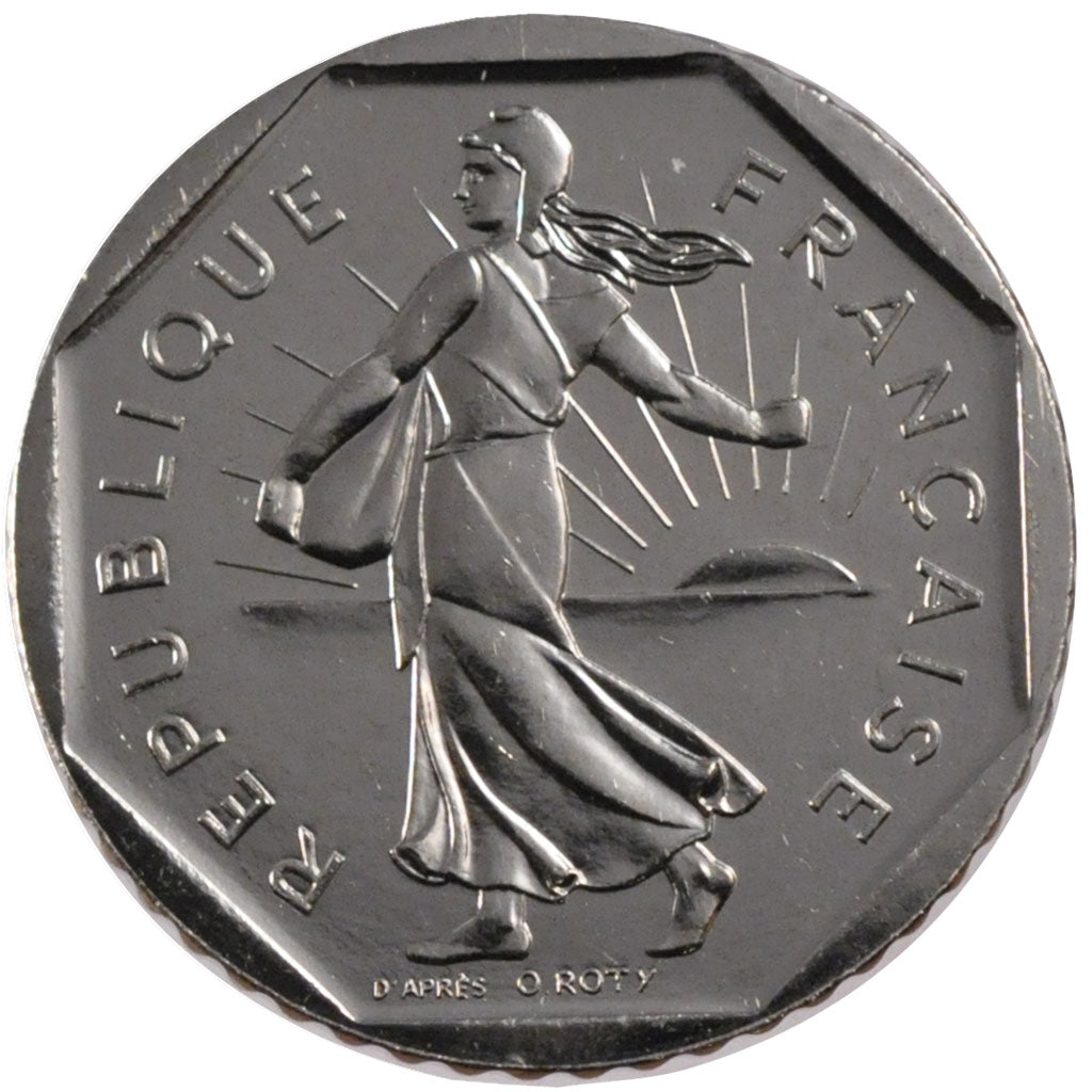 FRANCE, 2 Francs, 2000, MS(63), Nickel, Gadoury #547, 7.50