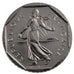 FRANCE, 2 Francs, 2001, MS(63), Nickel, Gadoury #547, 7.50
