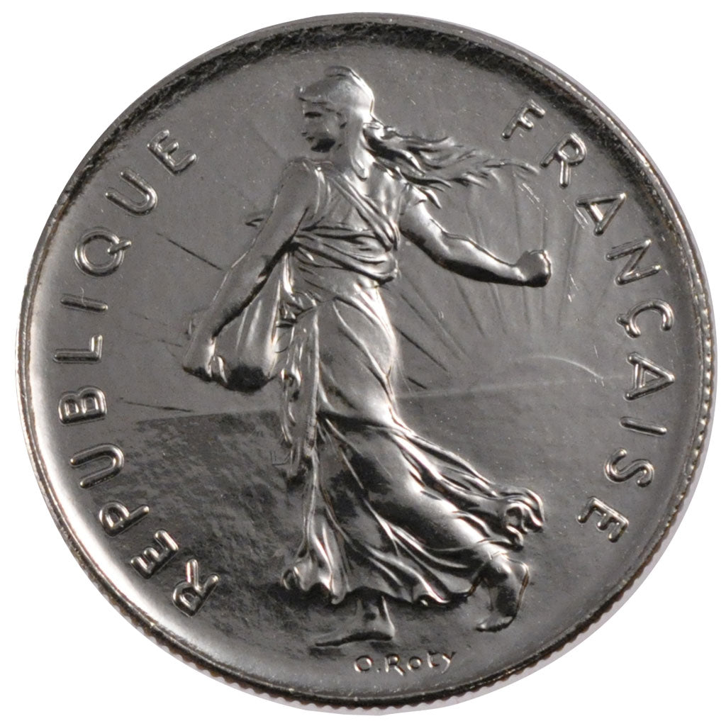FRANCE, Semeuse, 5 Francs, 1997, Paris, KM #926a.1, MS(65-70), Nickel Clad...