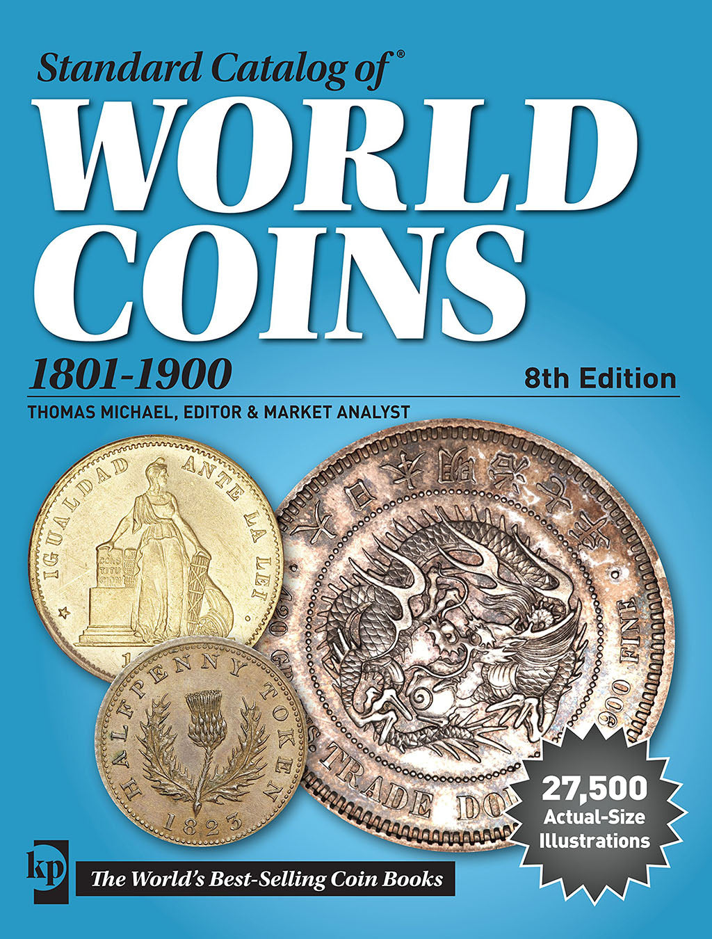Book, Coins, World Coins, 1801-1900, 8th Edition, Safe:1842-3