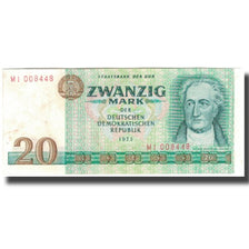 Banknote, Germany - Democratic Republic, 20 Mark, 1975, KM:29a, AU(50-53)