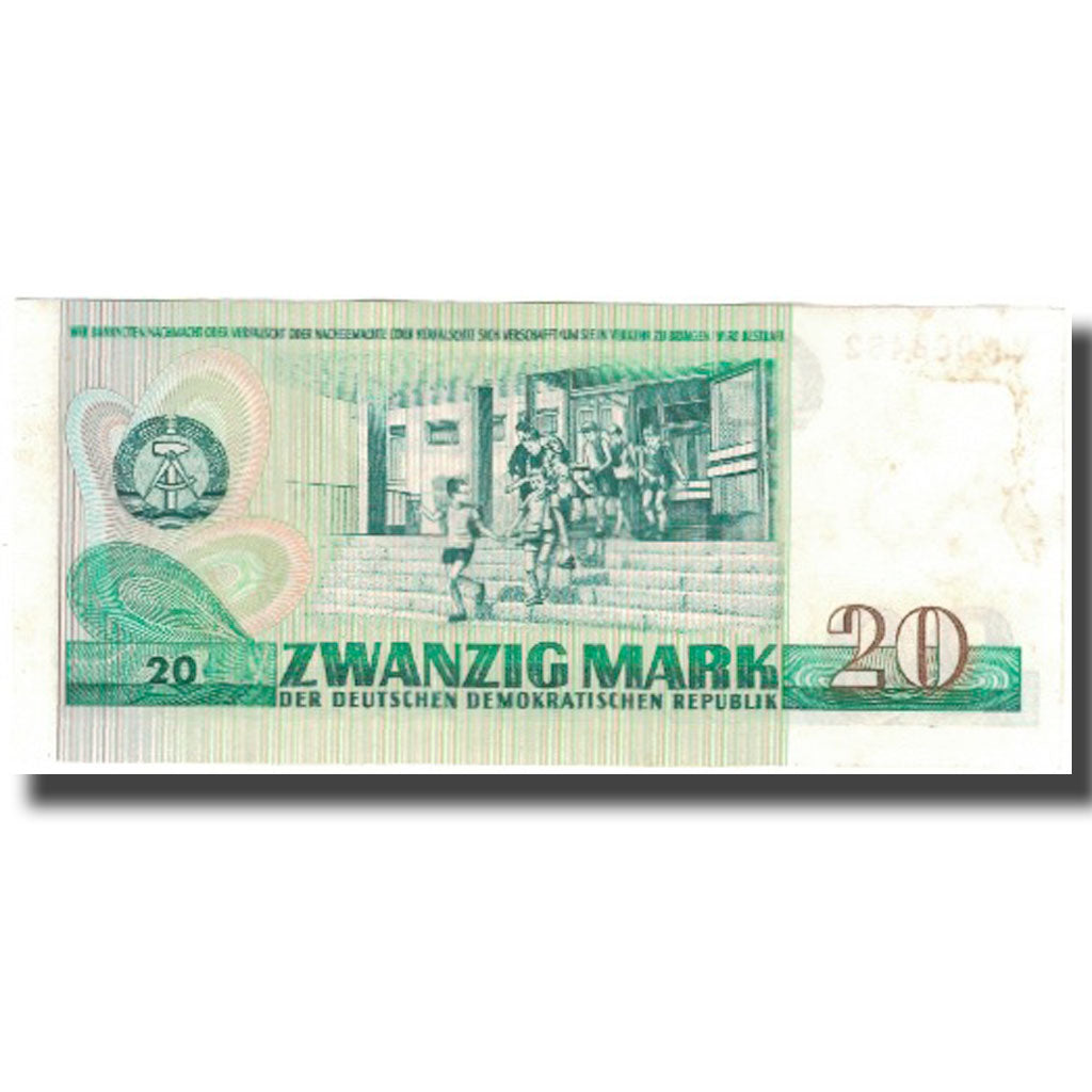 Banknote, Germany - Democratic Republic, 20 Mark, 1975, KM:29a, AU(50-53)
