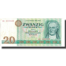 Billet, République démocratique allemande, 20 Mark, 1975, KM:29a, TTB+