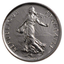 FRANCE, Semeuse, 5 Francs, 2001, Paris, KM #926a.1, MS(65-70), Nickel Clad...
