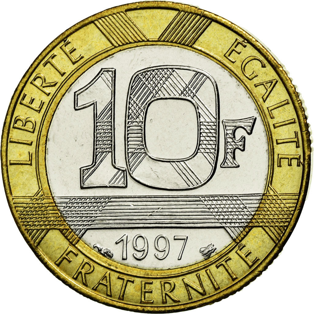 Monnaie, France, Génie, 10 Francs, 1997, FDC, Aluminum-Bronze, Gadoury:827