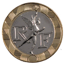 FRANCE, Génie, 10 Francs, 2001, KM #964.2, MS(65-70), Aluminum-Bronze, 23, G...