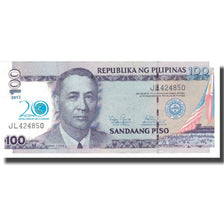 Banknot, Filipiny, 100 Piso, 2013, AU(55-58)