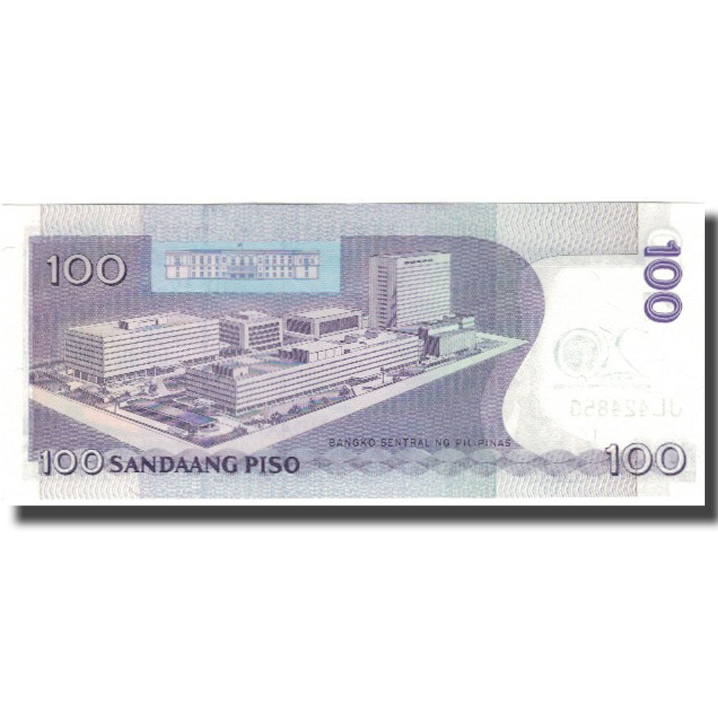 Banknot, Filipiny, 100 Piso, 2013, AU(55-58)