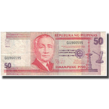 Geldschein, Philippinen, 50 Piso, 2013, KM:193d, S+