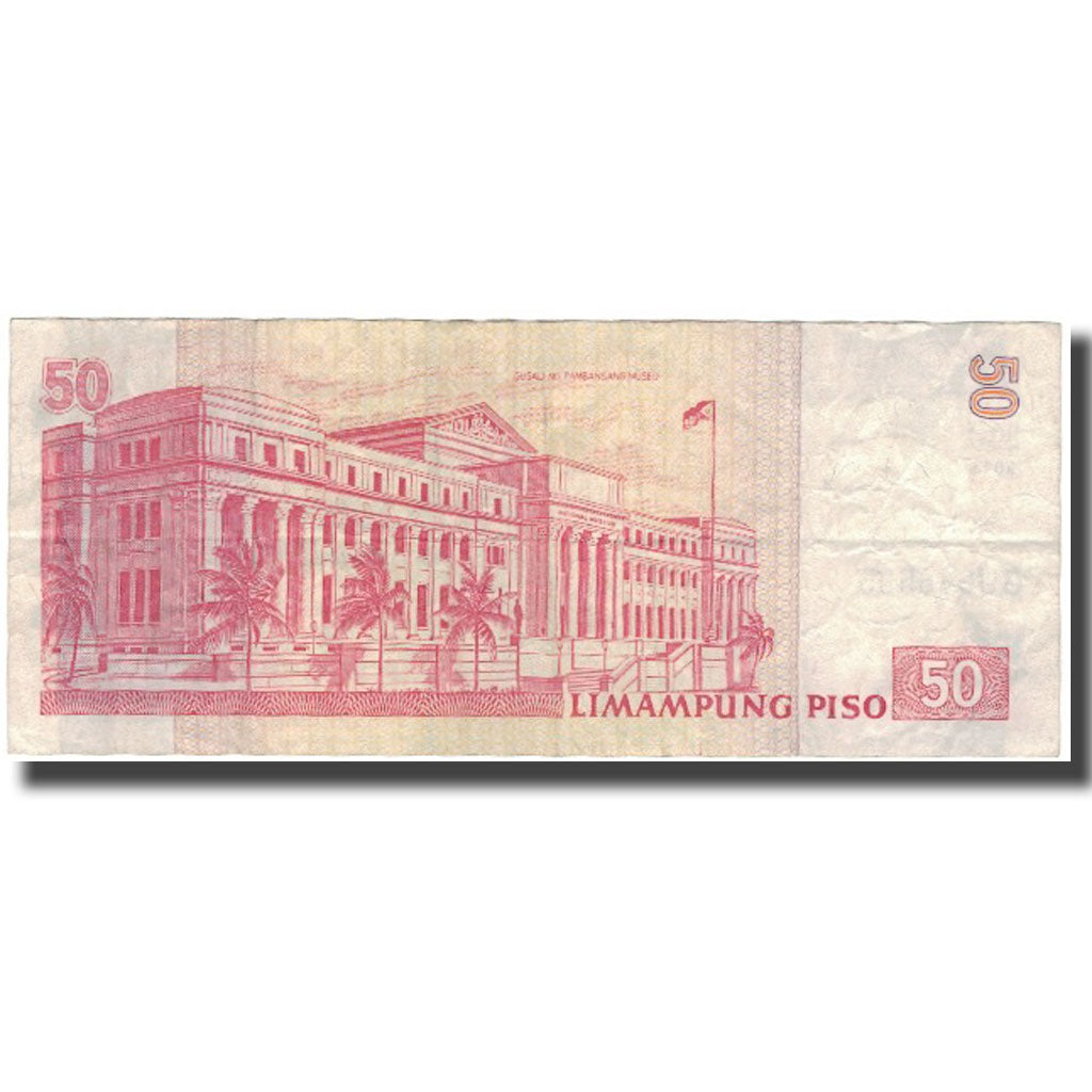 Geldschein, Philippinen, 50 Piso, 2013, KM:193d, S+