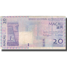 Banknote, Macau, 20 Patacas, 2005, 2005-08-08, KM:81, VF(20-25)
