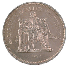 FRANCE, Hercule, 50 Francs, 1975, Paris, MS(63), Silver, 41, Gadoury #882, 30.00