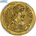 Honorius, Solidus, 394-395, Mediolanum, Gold, NGC, MS(60-62), RIC:1206