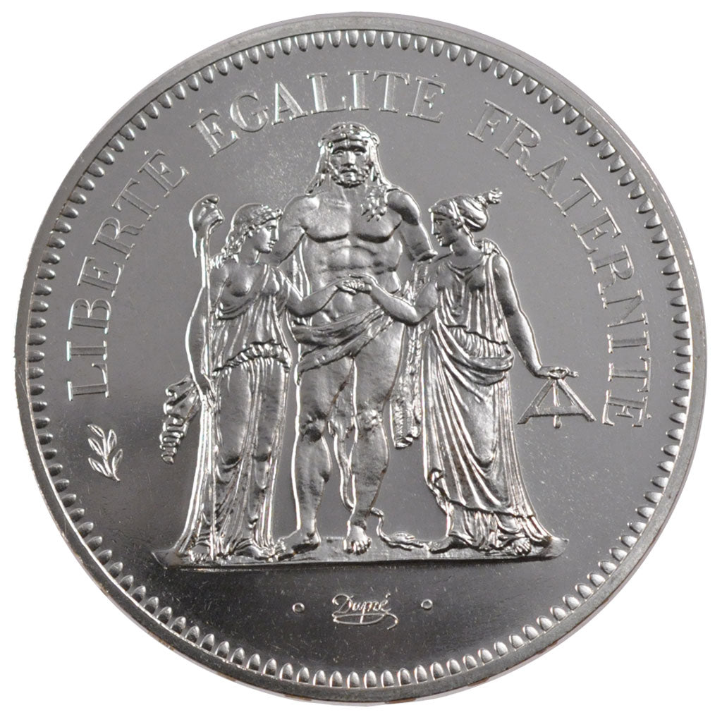 FRANCE, Hercule, 50 Francs, 1978, Paris, MS(63), Silver, 41, Gadoury #882, 30.00