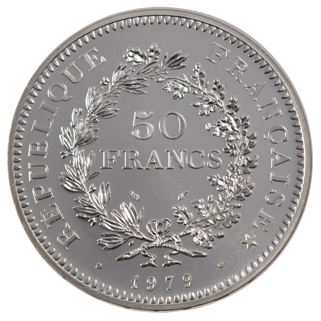 Francia, Hercule, 50 Francs, 1979, Paris, SPL, Argento, Gadoury:882