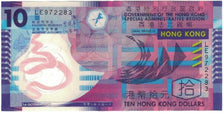 Banknote, Hong Kong, 10 Dollars, 2007-10-01, KM:401b, AU(55-58)