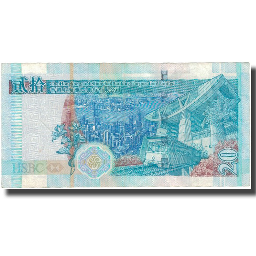 Banknote, Hong Kong, 20 Dollars, 2007-01-01, KM:207d, EF(40-45)