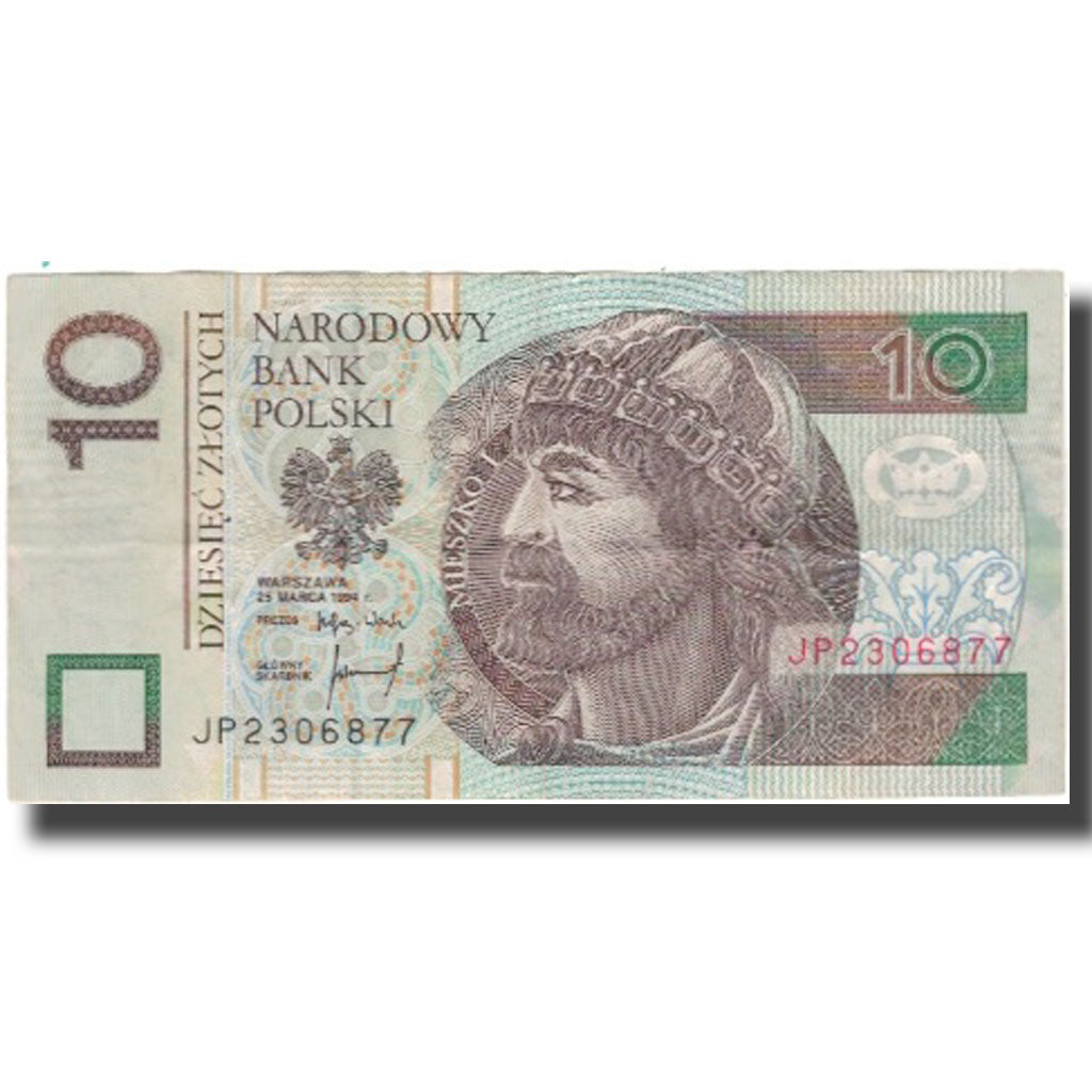 Banknote, Poland, 10 Zlotych, 1994-03-25, KM:173a, EF(40-45)