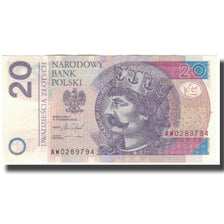 Banknote, Poland, 20 Zlotych, 2016, AU(55-58)