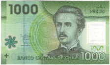 Banknot, Chile, 1000 Pesos, 2012, KM:161, UNC(65-70)