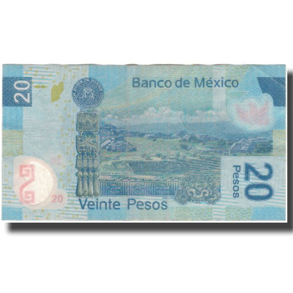 Billete, 20 Pesos, 2010, México, BC