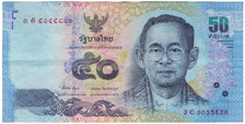 Banconote, Thailandia, 50 Baht, BB+