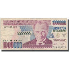 Biljet, Turkije, 1,000,000 Lira, 1970, KM:213, B+