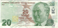Banknote, Turkey, 20 Lira, 1970, KM:224, EF(40-45)