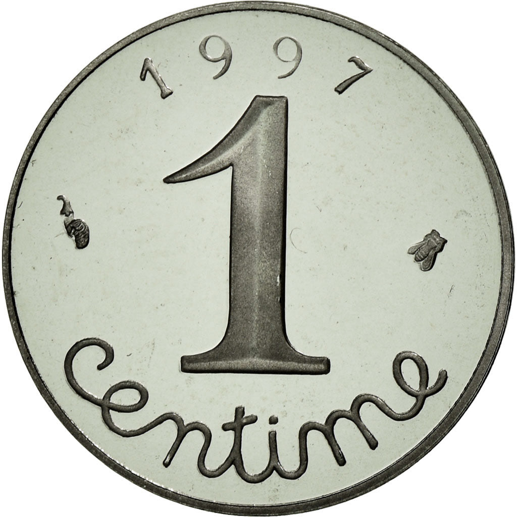 Coin, France, Épi, Centime, 1997, Paris, MS(65-70), Stainless Steel